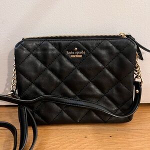 Kate Spade Quilted Black Crossbody Bag